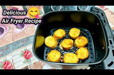 French Toast Recipe Air Fryer | bread recipes Malayalam | Air fryer recipes |Air fryer viral recipes