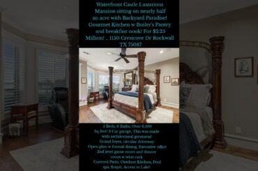 Waterfront Castle Luxurious Mansion sitting on nearly half acre! Backyard Paradise, Outdoor living