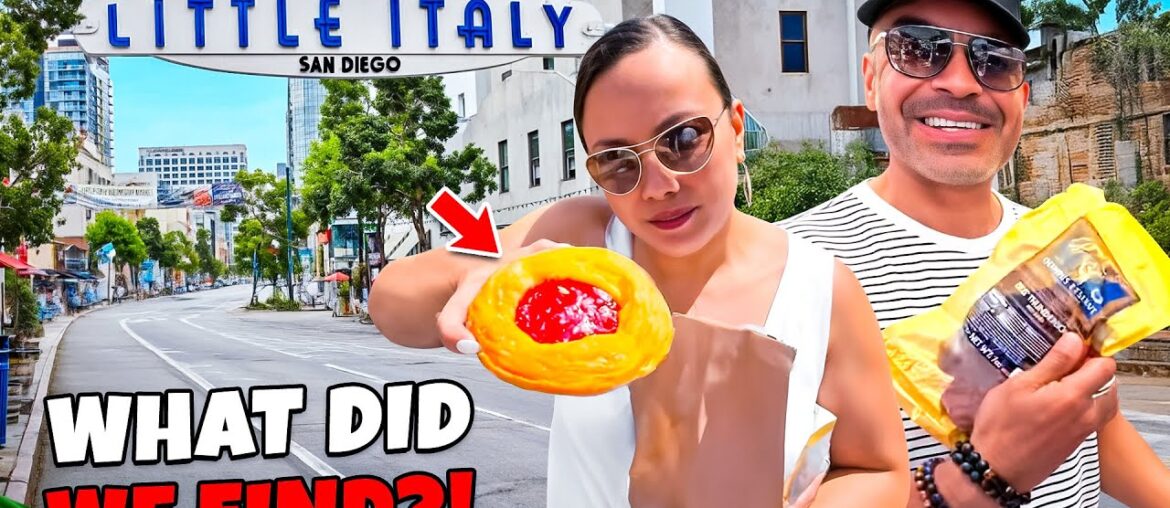 LITTLE ITALY San Diego Food Tour: Why It’s the #1 Farmers Market! (Hashbrowns & Croissants)