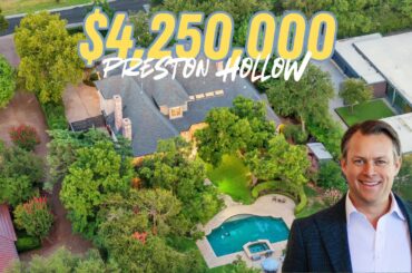 Timeless French Transitional Estate in Preston Hollow