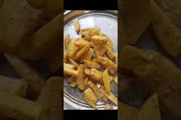 Quick and easy potato fry/Finger chips#yt#food#cooking#snacks#pateto#fingerchips#shots#yt#tiffin