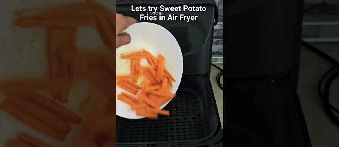 Sweet Potato Fries in Air Fryer #shorts #trending #yputubeshorts #viral #frenchfries Sweet Potato Fries in Air Fryer #shorts #trending #yputubeshorts #viral #frenchfries