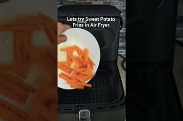 Sweet Potato Fries in Air Fryer #shorts #trending #yputubeshorts #viral #frenchfries