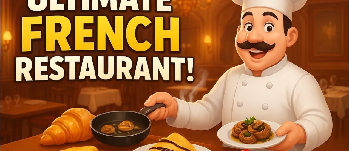 Welcome to kiki's French restaurant | baby bus | World recipes #baby