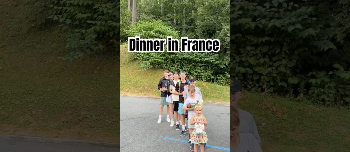 Dinner in France