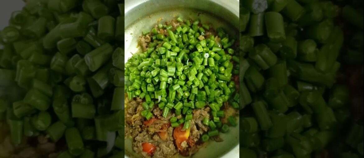 French Bean Keema Recipe #shorts #cooking #recipe