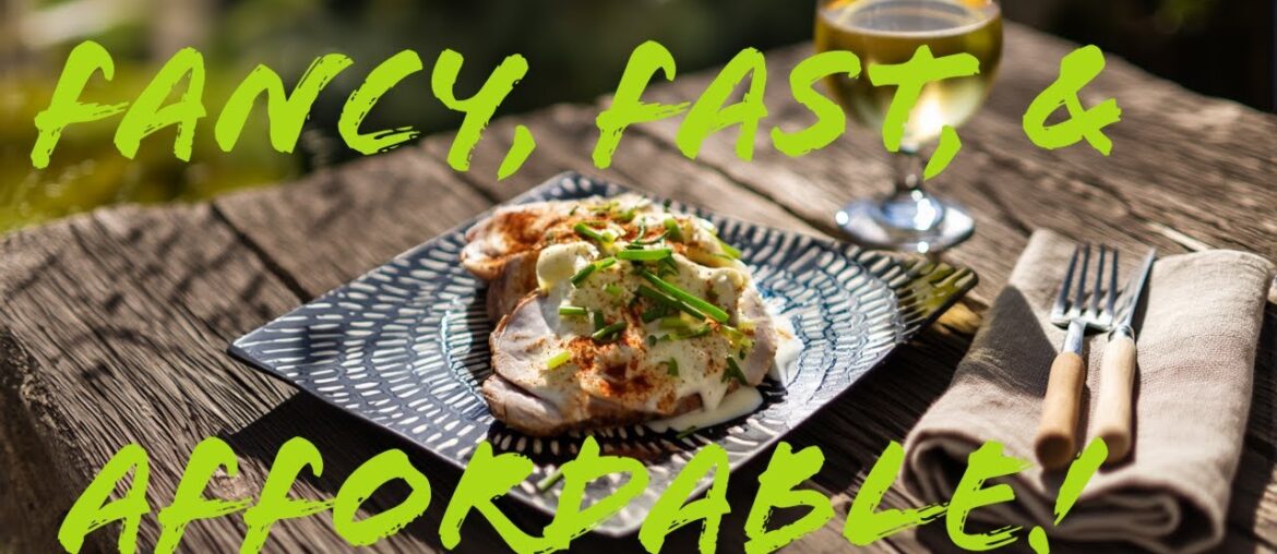 Rustic Air Fryer Pork Loin with Soubise Sauce | Budget Gourmet! Rustic Air Fryer Pork Loin with Soubise Sauce | Budget Gourmet!