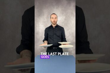 How to Carry 3 Plates for Upscale Dining  #servertips