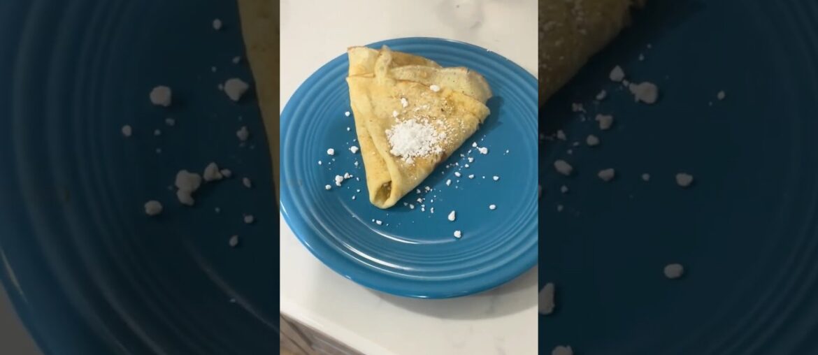 I tried Julia Child’s Crepe Recipe