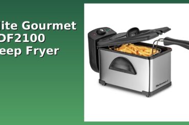 REVIEW (2025): Elite Gourmet EDF2100 Deep Fryer. Features.
