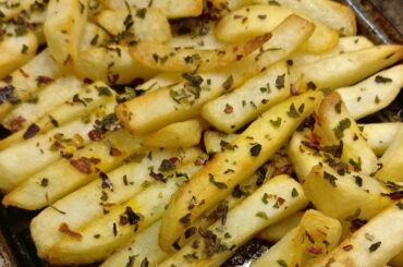 Oven Baked Fries | OTG Baked Fries | Raashi Cooks