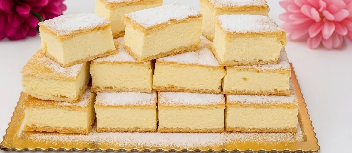 Crispy & Creamy Mille-Feuille Cake | Classic French Pastry