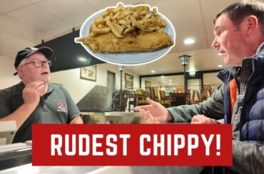 The UK'S RUDEST CHIPPY! I Approached The Owner!