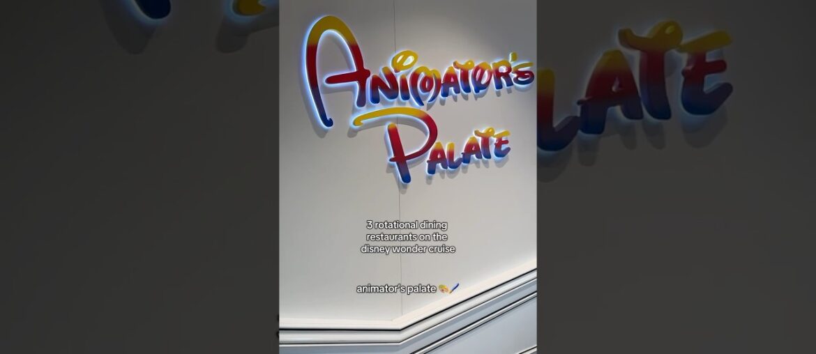 3 Rotational Dining Restaurants on the Disney Wonder Cruise 3 Rotational Dining Restaurants on the Disney Wonder Cruise