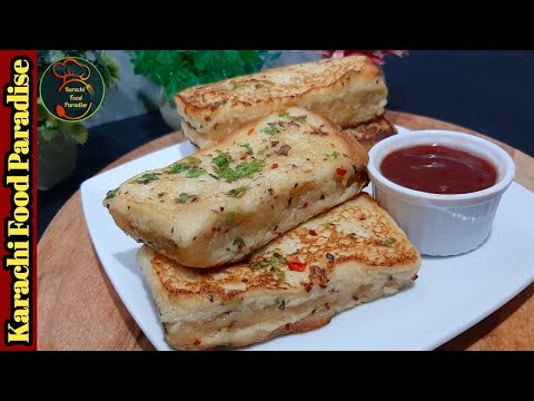 Mashed Potato Toast Recipe | French Toast | Bread Snacks Recipes | Karachi Food Paradise | Mashed Potato Toast Recipe | French Toast | Bread Snacks Recipes | Karachi Food Paradise |
