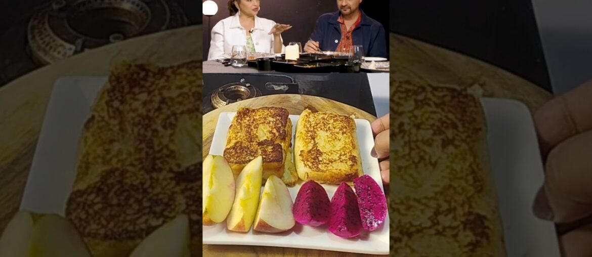 Madhuri Dixit's Favourite French Toast Recipe #viral #trending #recipe #shorts #breadrecipe #toast