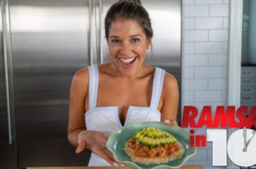 Gordon Ramsay Challenges Hell's Kitchen's Mia Castro To Make Poke | Ramsay in 10