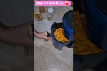 French fries recipe air fryer #youtubeshorts #shortsvideo #indianfood#viralfood #cooking #viralvideo