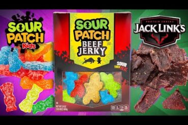 Sour Patch Beef Jerky Taste Test | SNACK SMASH