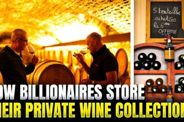 How Billionaires Store Their Private Wine Collections