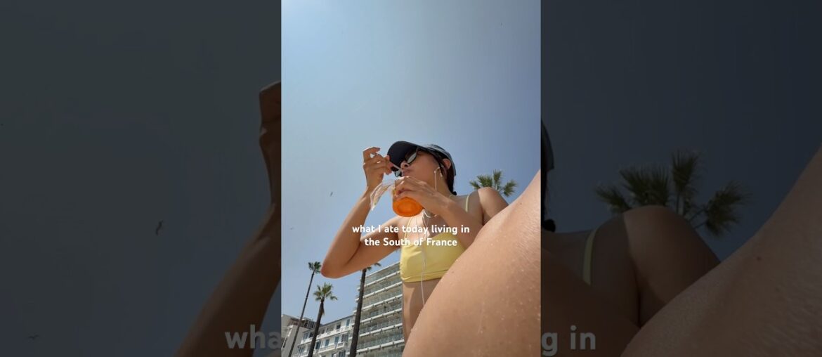 What I eat in a day living in the South of France #southoffrance