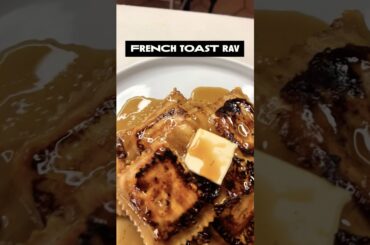 Breakfast French Toast Ravioli #recipe #pasta #cooking #food #fusionfood