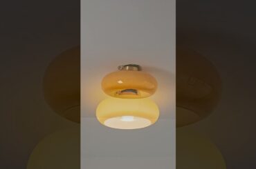 French Vintage Hallway Ceiling Light Recessed Glass Lamp for Dining Room#home #ligth #bedroom