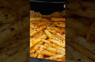 crispy French fries in my Air fryer 5 minute snack recipe#viralshort #ytshorts #frenchfries #shorts