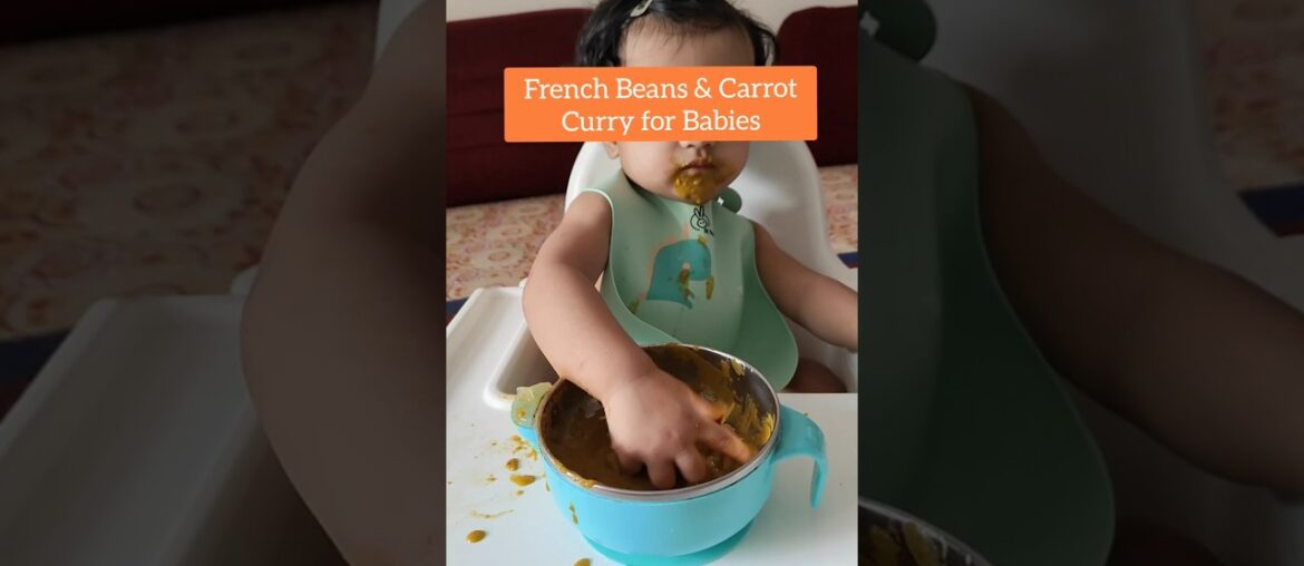 Which veggie combo do you think makes the best baby curry? French beans and Carrot Curry #shorts Which veggie combo do you think makes the best baby curry? French beans and Carrot Curry #shorts