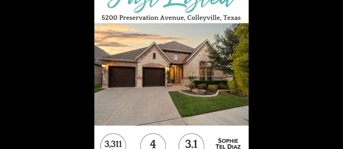 Home for Sale at 5200 Preservation Avenue, Colleyville, Texas