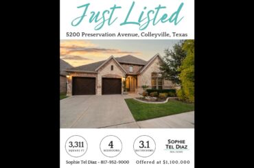 Home for Sale at 5200 Preservation Avenue, Colleyville, Texas