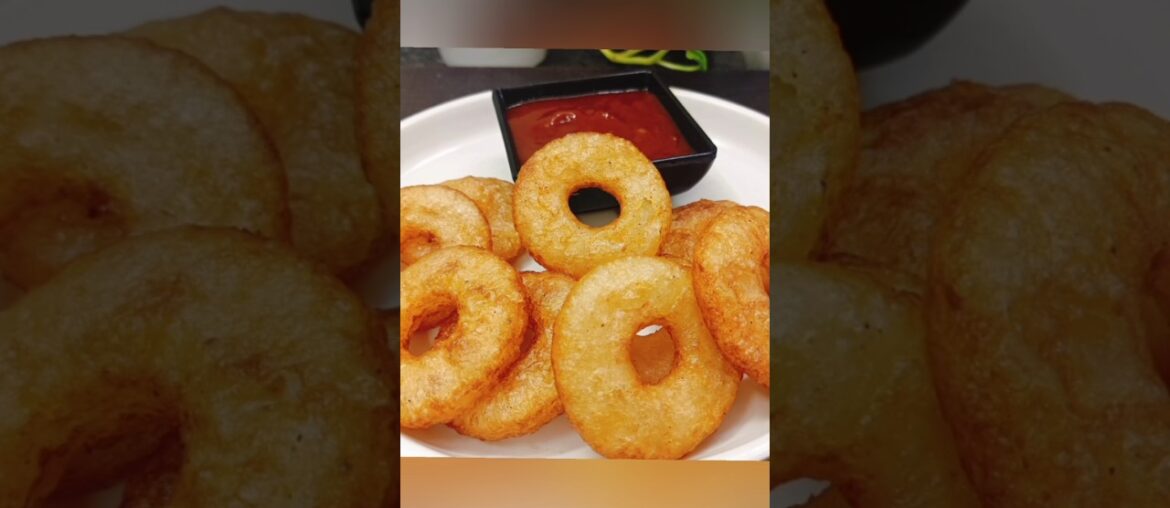 Crispy Potato Rings | Crispy French Fries Ring #shorts #recipe