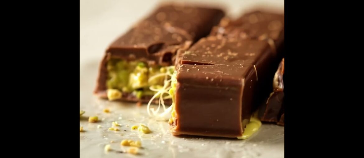 Is Kunafa Chocolate the Best ASMR Dessert? #chocolate #dessert #food #chocolatemousse #french