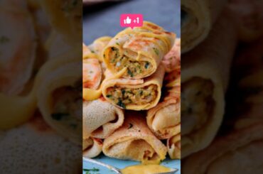 savory crepe //#shorts #games #food #streetfood #fastfood #cooking