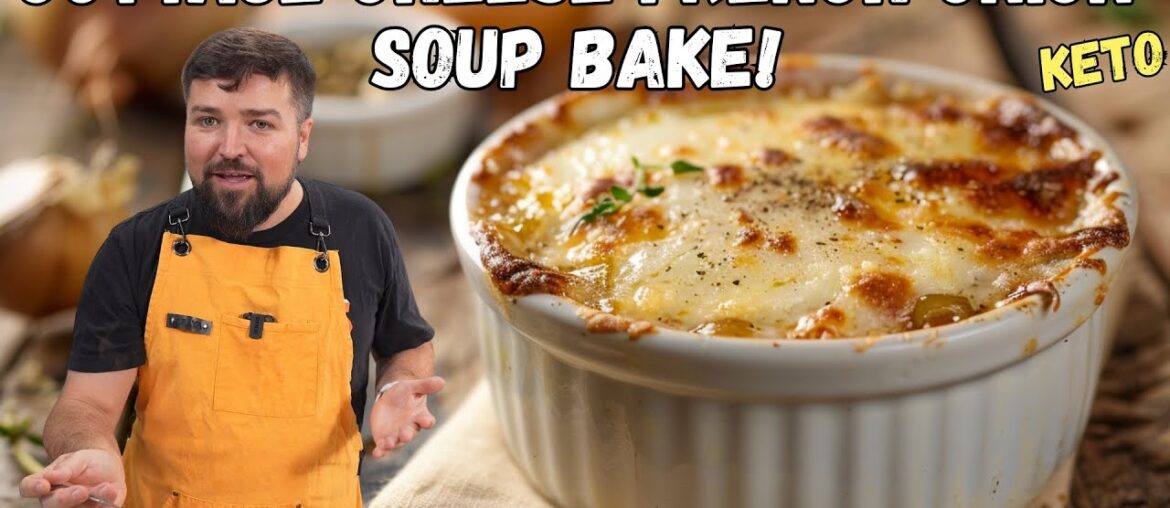 This Keto French Onion Soup Bake is one of my favorite recipes this year!