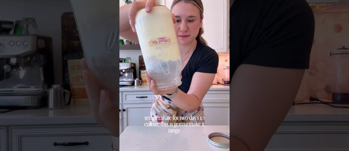 French #Butter AKA Cultured Butter! #recipe in the comments.