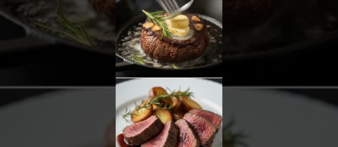 Luxurious Chateaubriand Steak Butter-Basted Tenderloin Perfection Fine Dining ASMR Recipe #shorts