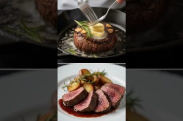 Luxurious Chateaubriand Steak Butter-Basted Tenderloin Perfection Fine Dining ASMR Recipe #shorts