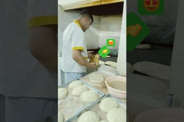 Cooking delicious Barbara  bread in#shortsvideo  Iran