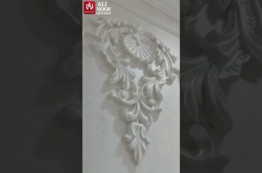 Elegant French Moulding | Royal Wall Designs by Ali Noor Interior #wpcpanels #walldecor #interior