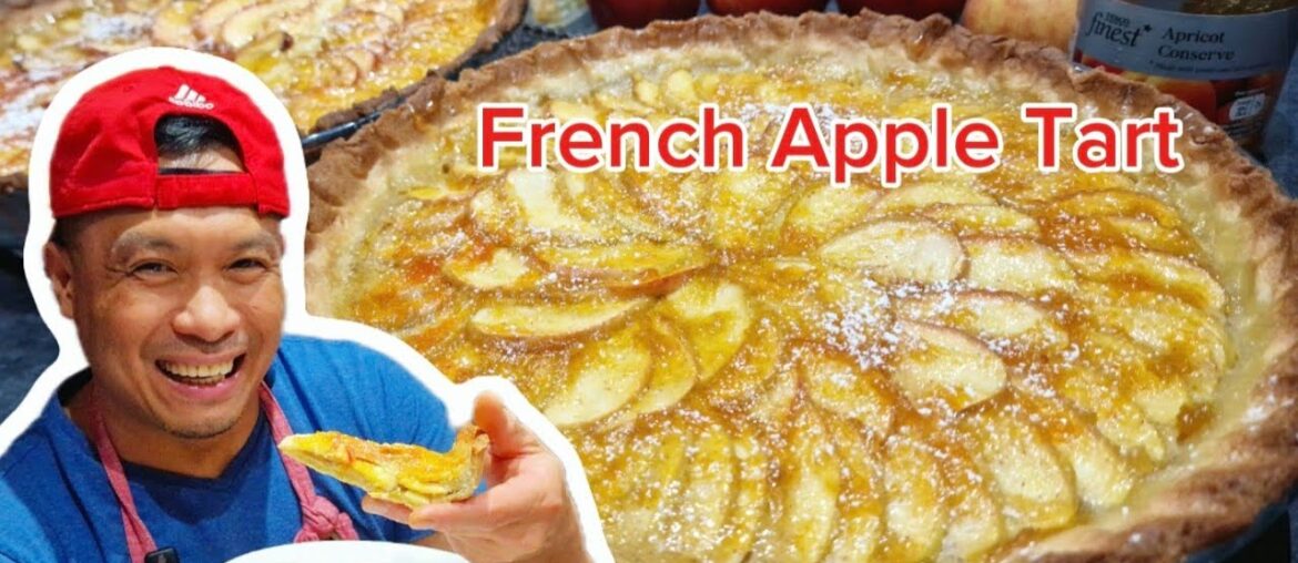 How to Make French Apple Tart/ Easy& Elegant Tarte aux Pommes from Scratch!