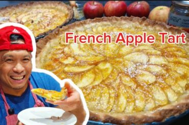 How to Make French Apple Tart/ Easy& Elegant Tarte aux Pommes from Scratch!