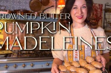 Browned Butter Madeleines  | Cozy Fall Baking in My French Country Kitchen
