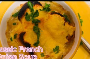 How Chefs Make Classic French Onion Soup  By Ayesha’s Unique Cuisines #soups #food #cooking