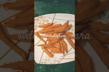 # homemade bhajiye and french fries#evening snacks #shorts