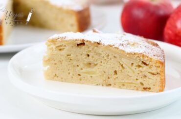 Moist & Buttery Classic FRENCH APPLE CAKE ( Easy Recipe )