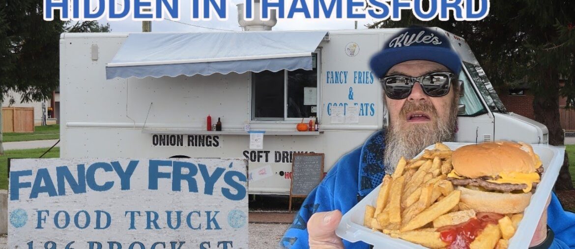 Found Behind the Post Office: Fancy Fries in Thamesford. #streetfood #foodie