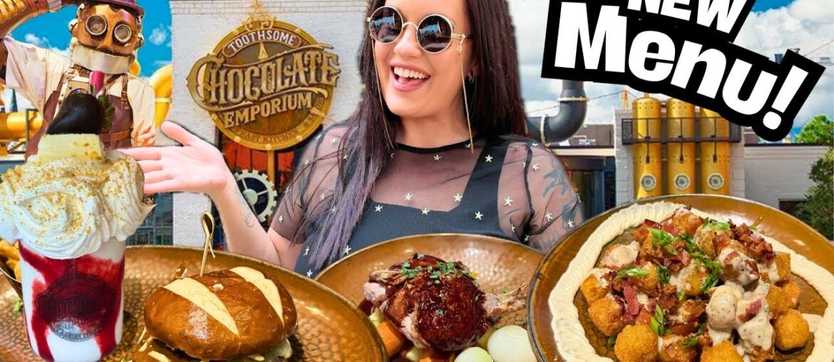 Is Universal’s BEST Restaurant STILL Worth It? | NEW Menu At Toothsome Chocolate Emporium! Is Universal's BEST Restaurant STILL Worth It? | NEW Menu At Toothsome Chocolate Emporium!