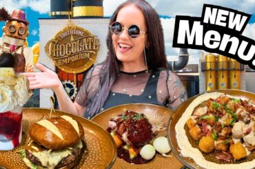 Is Universal's BEST Restaurant STILL Worth It? | NEW Menu At Toothsome Chocolate Emporium!
