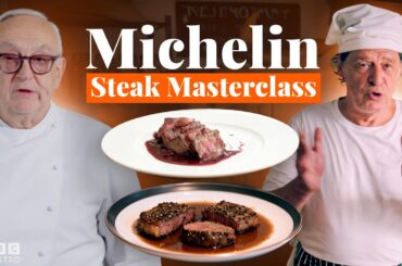 Steak au Poivre vs Fillet Bordelaise with Marco Pierre White and Pierre Koffmann | BBC Maestro